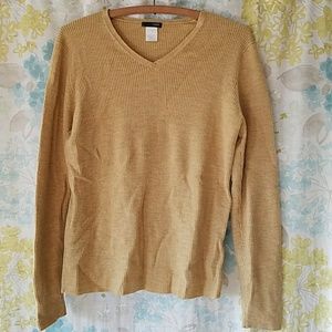 J Crew dijon mustard-colored sweater